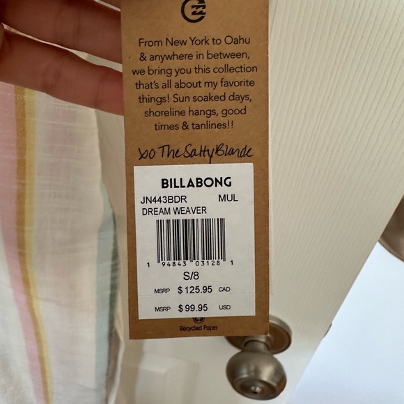 Billabong jumpsuit 100% cotton - Picture 5 of 6